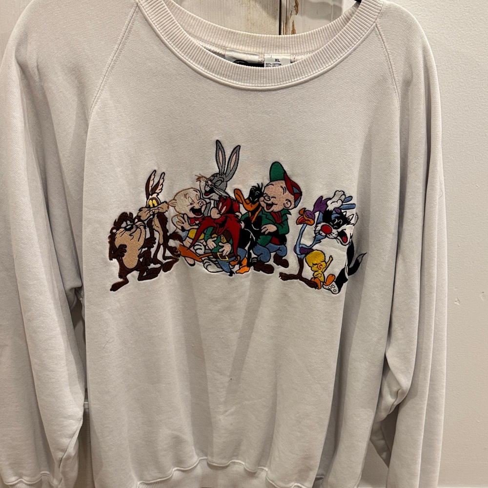 ACME White Cotton Blend Top